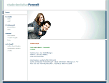Tablet Screenshot of paganellistudio.it